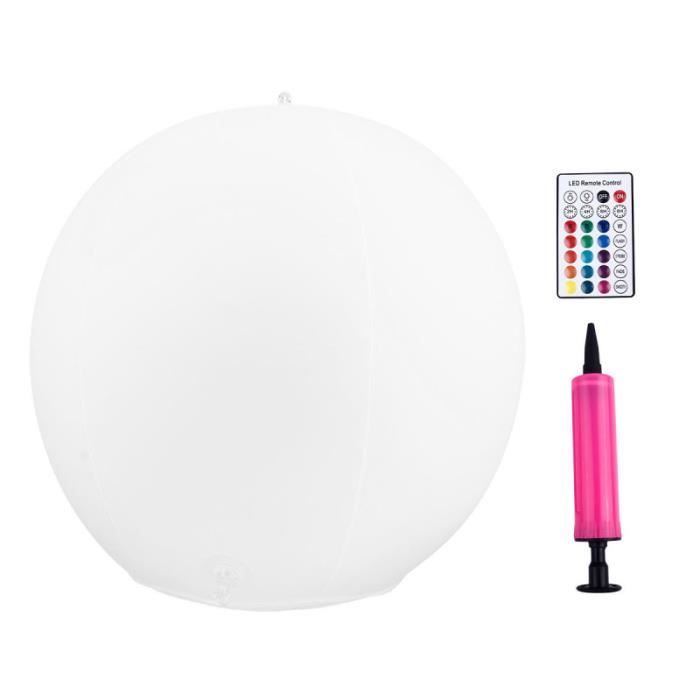 1 jeu de lumières de piscine PE Ball Lights Lumières de sphère à énergie solaire BANDE LED - RUBAN LED