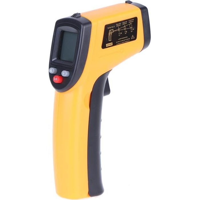 Thermometre infrarouge numerique Laser temperature pistolet 