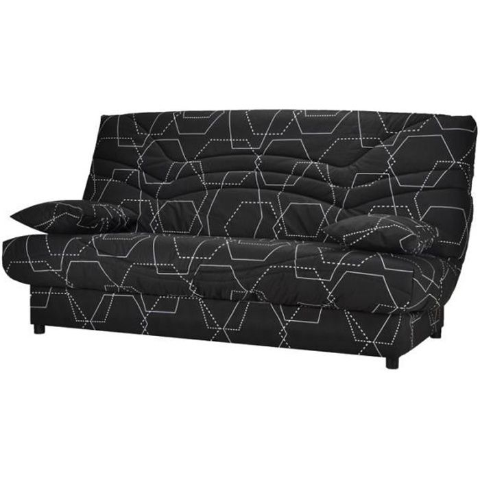 Banquette-lit clic-clac matelas HR 130 cm - SPEED TSAR n°22 -