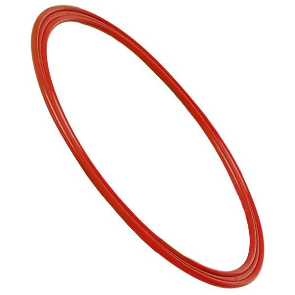 Cerceau plat 60 cm en polypropylène rouge