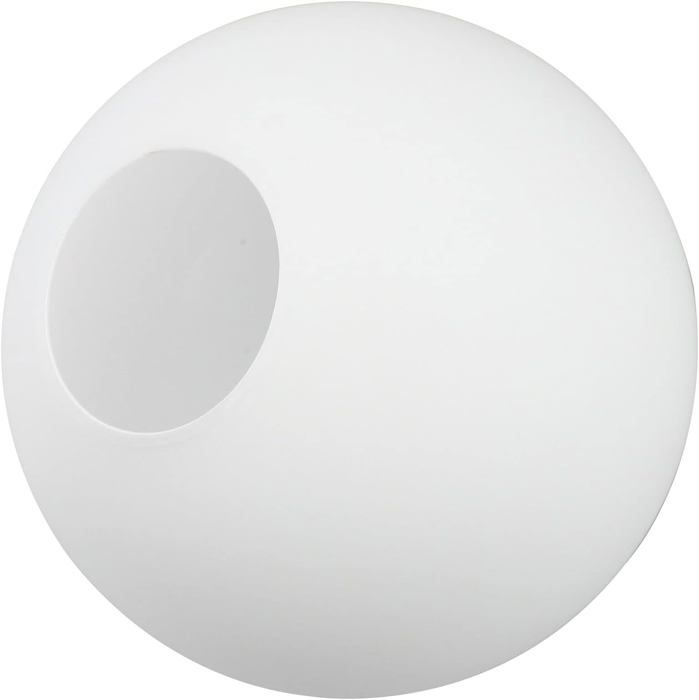 Lot De 2 Abat-jours Globe En Verre G9 - Blanc, 8 Cm, Pour Suspension Ou Applique Murale