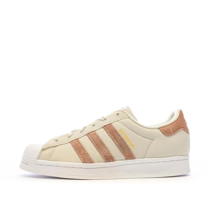 Adidas Baskets Beige/Taupe Garçon/Fille Adidas Superstar HP6548
