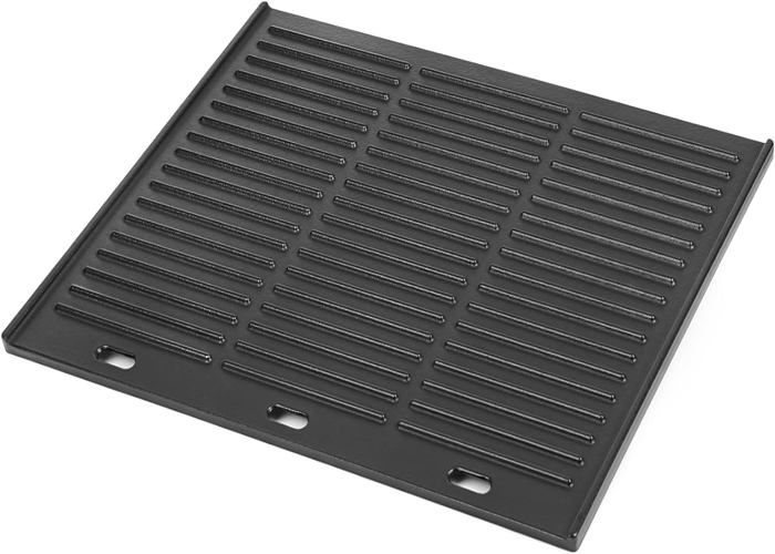 BBQ-Toro gietijzeren grillplaat, 45 x 19,5 cm, omkeerbare plaat, geëmailleerd, aan beide zijden