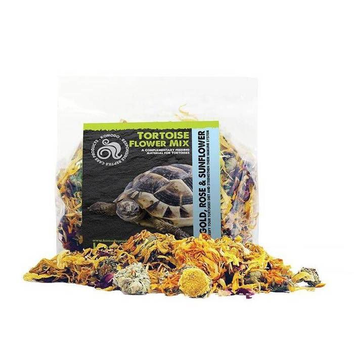 Meilleurs prix pour Complément alimentaire pour reptiles et amphibiens Komodo Tortoise Flower Mix