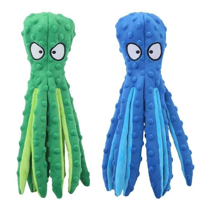 Meilleurs prix pour Jouet pour Chien Qui Couine 2 Pices Peluche Indestructible Odipie