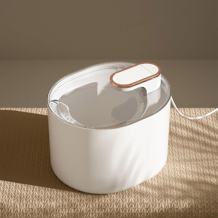 Distributeur deau intelligent - SHIPENOPHY - Modèle standard - Grande capacité 3-7 jours - Triple filtration 360° - USB détachable