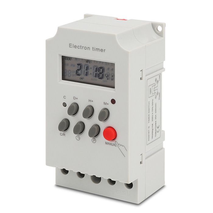 Mini relais temporisé KG316T DC24V programmable pour contrôle précis déclairage et appareils installation facile