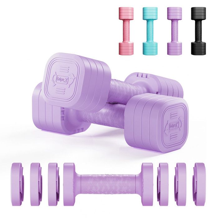 Pack Fitness Pilates : 4 Accessoires (poids, Bracelets, Haltères) - Neuf En Acier, Portable