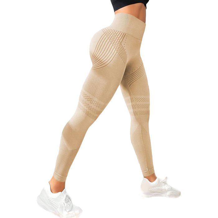 Legging Anti Cellulite à CompressionFemme Taille Haute sans Couture Pantalon