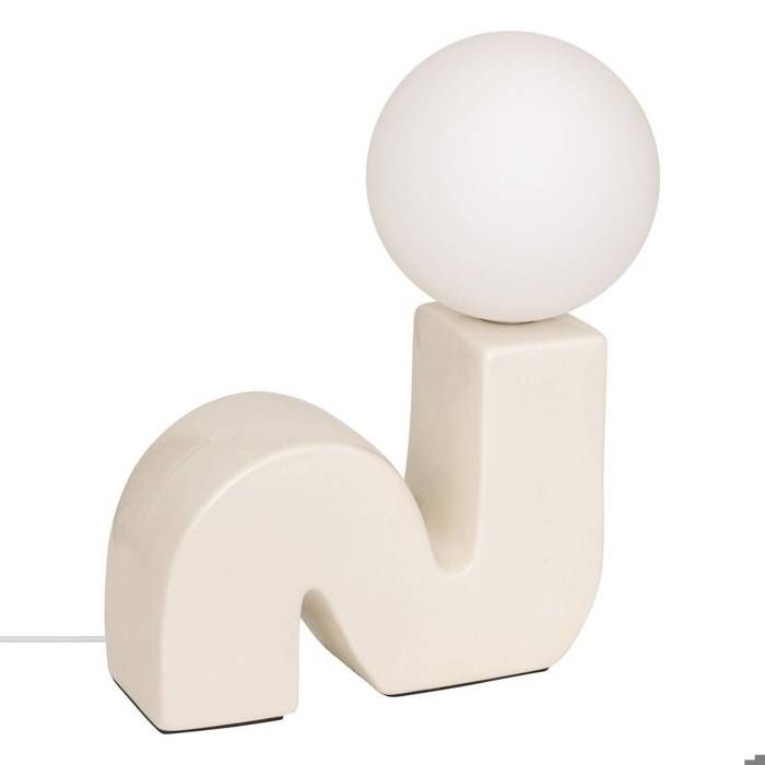 Lampe à poser champignon secteur Sibil beige H33 5cm - Atmosphera Créateur dintérieur Lampe à poser champignon secteur Sibil beige H33 5cm - Atmosphera Créateur dintérieur