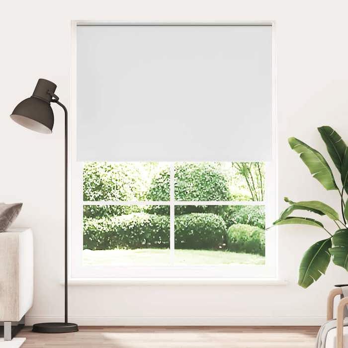 Store enrouleur occultant - Blanc - 140 x 230 cm - Isolation thermique