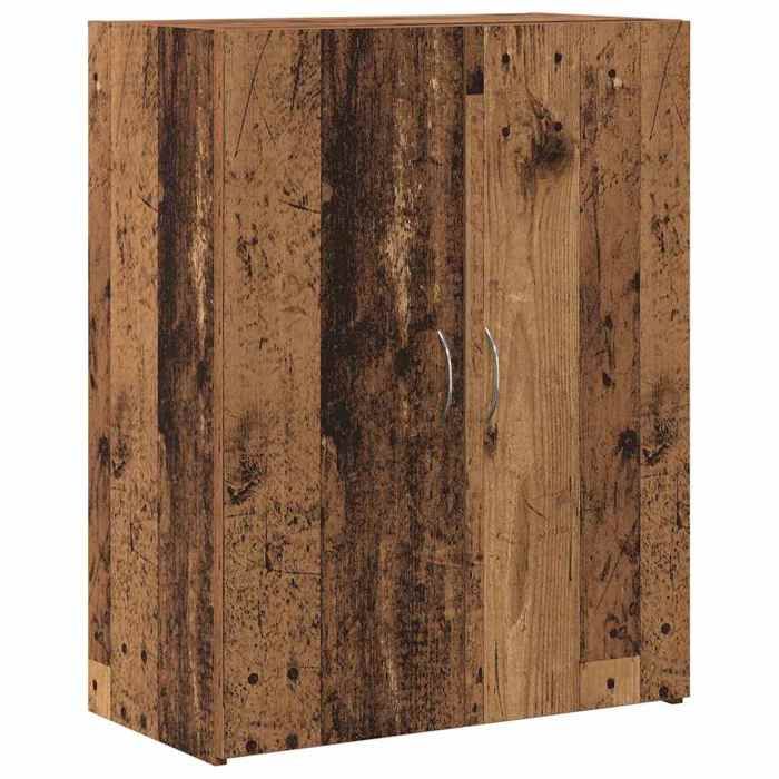 (VENT-FLASH)Cabinet de Bureau - vidaxl - Meuble de bureau - en bois recyclé 60 x 32 x 775 cm - Bois dingénierie @2@
