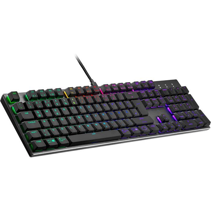 Clavier Mécanique Cooler Master SK652 DE Rétroéclairage RGB Touches Flottantes