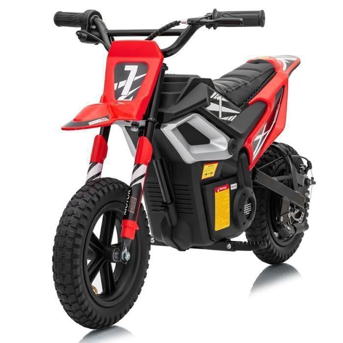 Moto électrique - LALAHO - 250W - Batterie 24V 7Ah - Charge Maximale 60 kg - Autonomie 20 km - Rouge