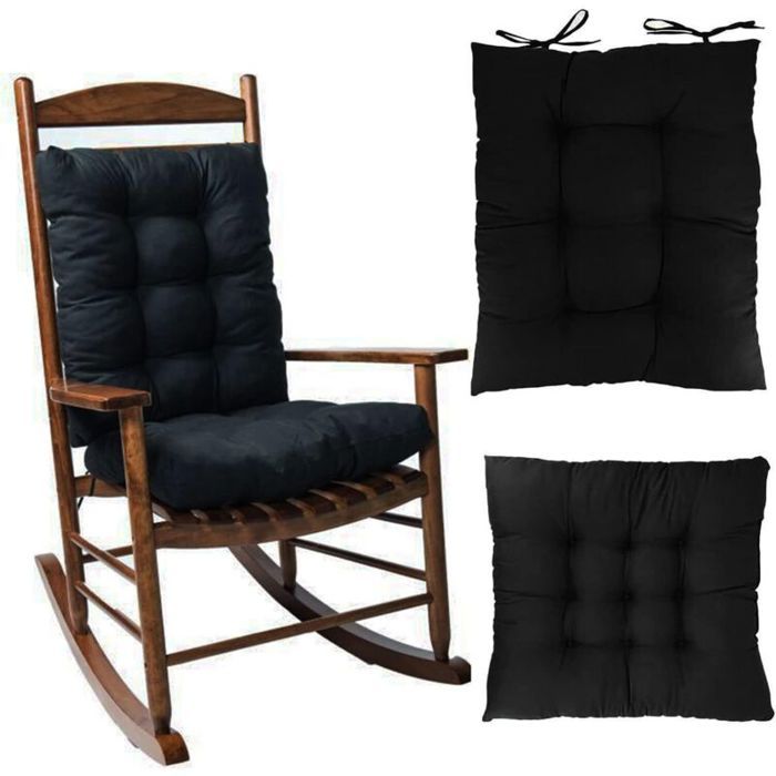 Coussin de chaise à bascule coussin dassise/dossier avec attaches ensemble de coussins de chaise longue coussin de chaise de pa Coussin de chaise à bascule coussin dassise/dossier avec attaches ensemble de coussins de chaise longue coussin de chaise de pa
