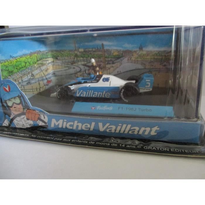 1/43 VAILLANTE F1-1982 Turbo Michel Vaillant Bleu IXO Altaya EUR 10