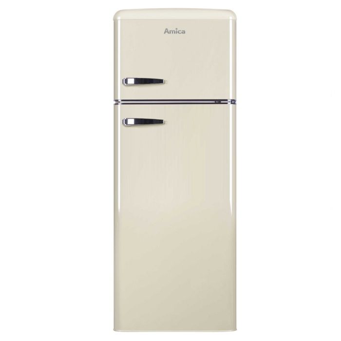 AMICA REFRIGERATEUR RETRO ANNEES 50  AR7252C Cr&egrave;me A++ 