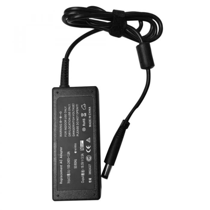 Chargeur PC HP 19.5V 3.33A Fiche 4.5*3MM