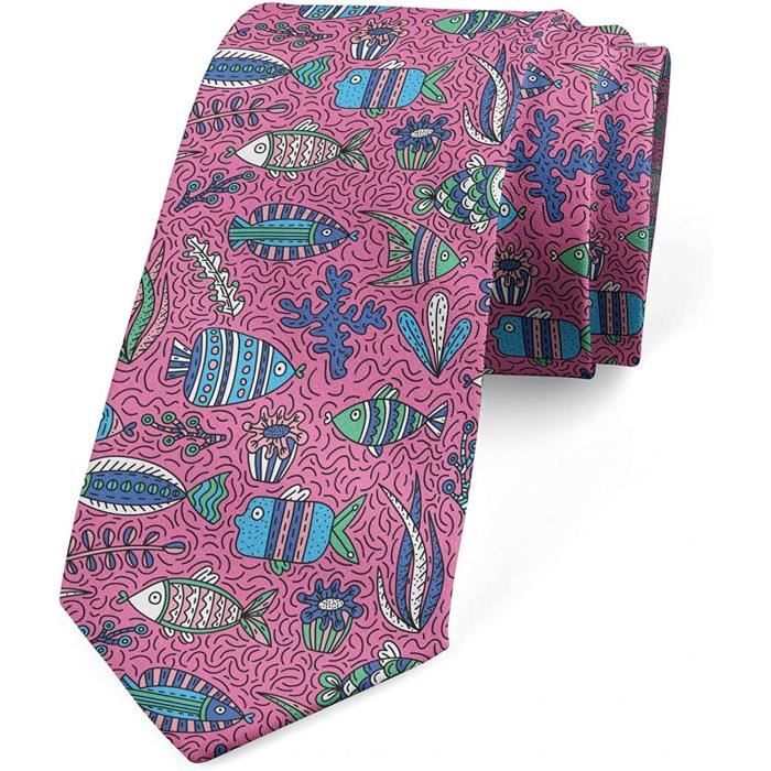 Cravate Vintage Pour Homme - Motif Multicolore Classique - CVT05/16/5-20B