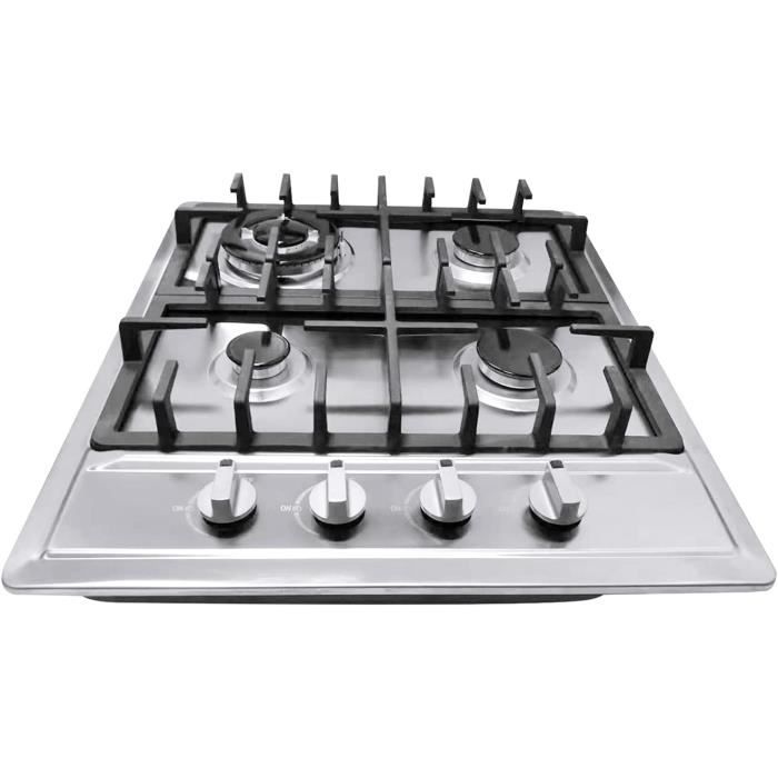 Plaque de cuisson à gaz encastrée pour gaz naturel et gaz propane 4 flammes cuisinière à gaz