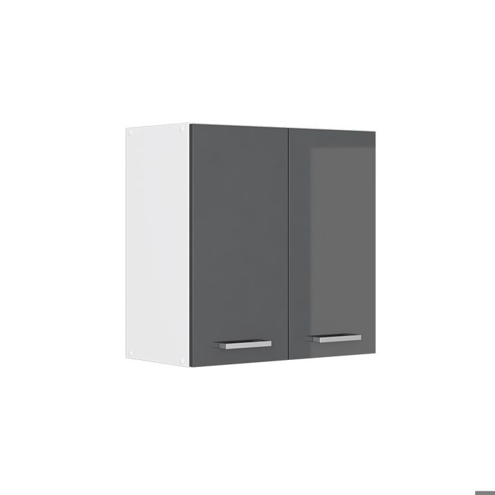 Elément haut de cuisine R-Line 60cm Anthracite Haute brillance/Blanc Vicco 29266 Elément haut de cuisine R-Line 60cm Anthracite Haute brillance/Blanc Vicco 29266