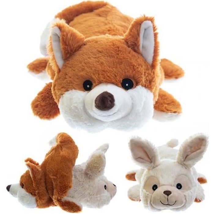 Habibi-Plush Peluche Riscaldabile A Microonde - Coniglio In Peluche Con Cuscino Termico Al Miglio - Caldo Per Neonati E Bambini, Lavabile 30°