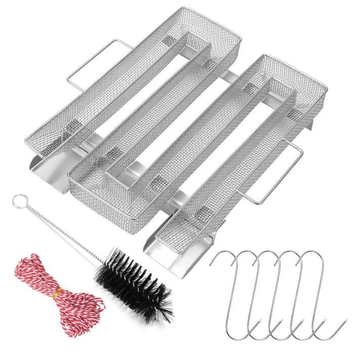 Boîte De Fumage Universelle En Acier Inoxydable - Fumoir Barbecue Pour Viandes, Poisson & Légumes