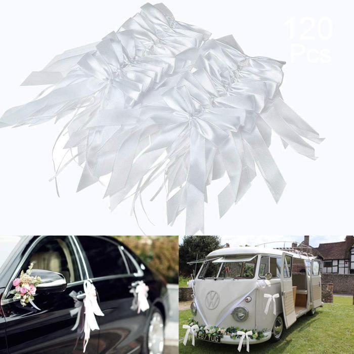 Dingzing 50 Pièces Nœud Blanc-Crème Pour Décoration De - 10
