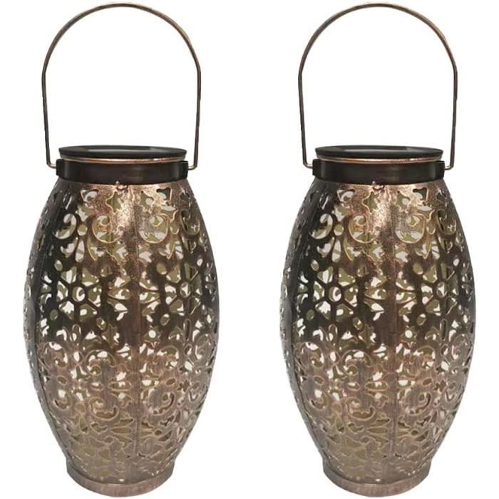 Lanterne Vintage Cerf Forêt Lanterne De Jardin 19cm H33cm Fr 21983