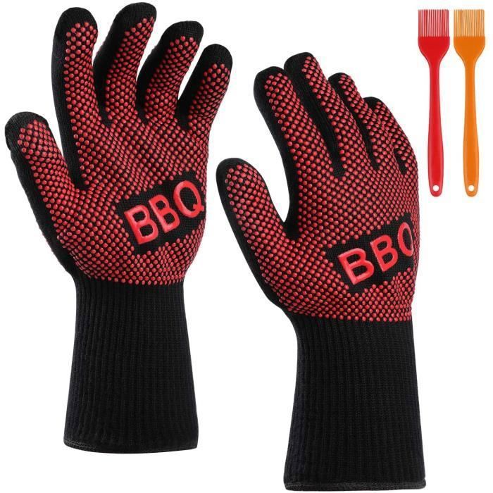 Maniques Cuisine Cheminée Gant Anti Chaleur Gants Four Universel Gants de Cuisine Résistant à la Chaleur et Antidérapants Grillades 1 Paire pour BBQ Jusqu'à 800°C Maniques Cuisine Cheminée Gant Anti Chaleur Gants Four Universel Gants de Cuisine Résistant à la Chaleur et Antidérapants Grillades 1 Paire pour BBQ Jusqu'à 800°C