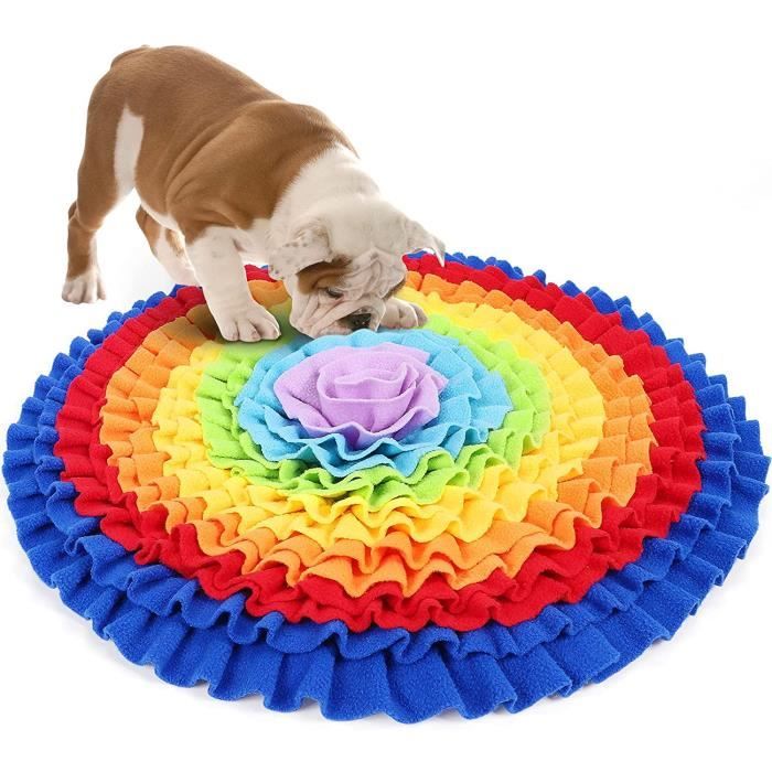 Tapis De Fouille Interactif Pour Chiens – Jouet Stimulant Avec Couineurs Et Cache-Friandises