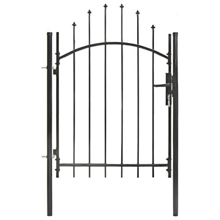 vidaXL Portail de jardin Acier 1x1 5