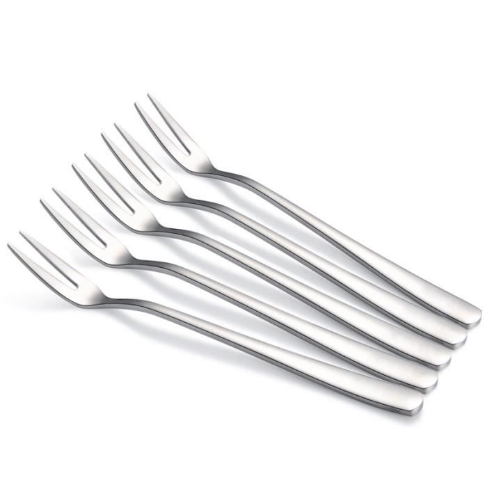 Fourchettes à Cocktail En Acier Inoxydable 304 - Lot De 20, Longueur 12.3 Cm, Pour Desserts, Apéritifs