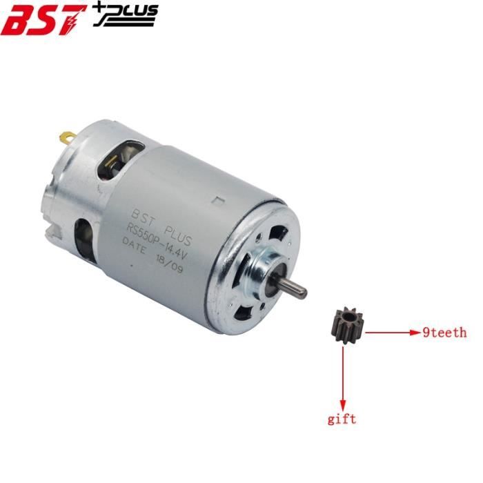 Moteur DC RS550 13 Dents De Remplacement Pour Perceuse Visseuse 12V PièCes De Rechange