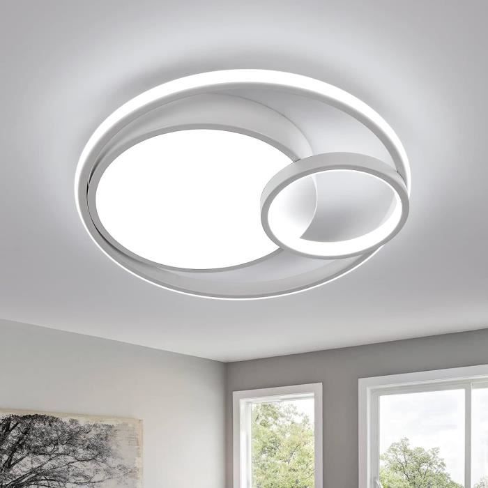Plafonnier LED Hofstein Blanc - Moderne, 1 à 3 Lumières, Pour Salon Ou Cuisine