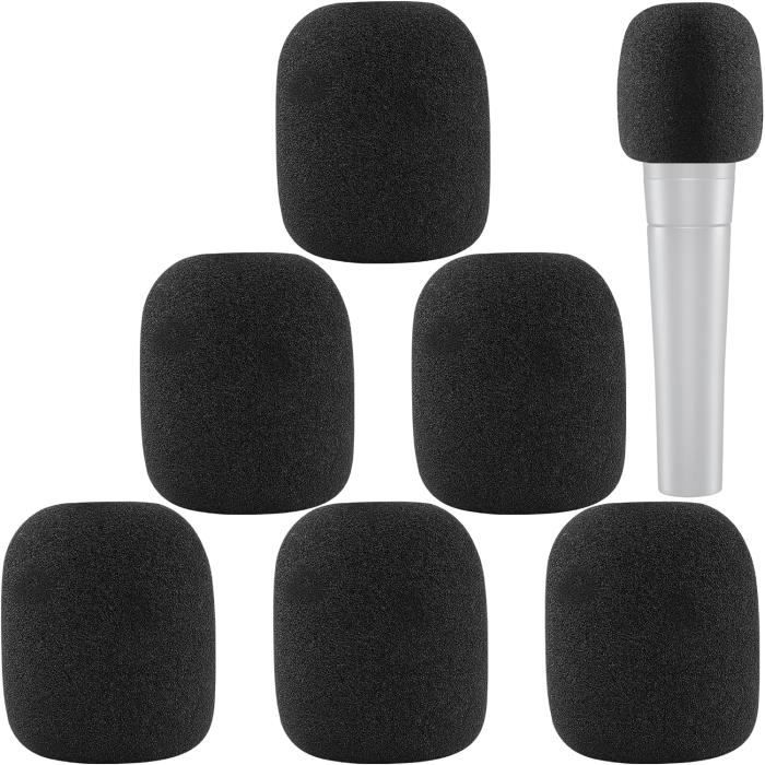 Kit De 6 Bonnettes Micro Multicolores - Filtre Anti-pop Réutilisable - Compatible Avec La Plupart Des Micros - 10