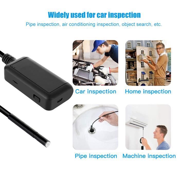 Endoscope WiFi Tangxi 5MP - Caméra D'Inspection 5.5mm, IP67, 6 LED, Pour Smartphone