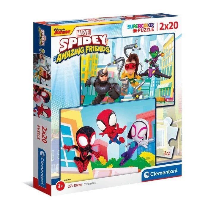 Regalo Niño Años Puzzle Infantil Clementoni Marvel Spidey 60 Piezas  Para Niños 4-6 Años Desarrolla Lógica Y Concentración Puzzles Años