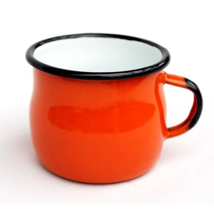 Mug en acier émaillé personnalisable