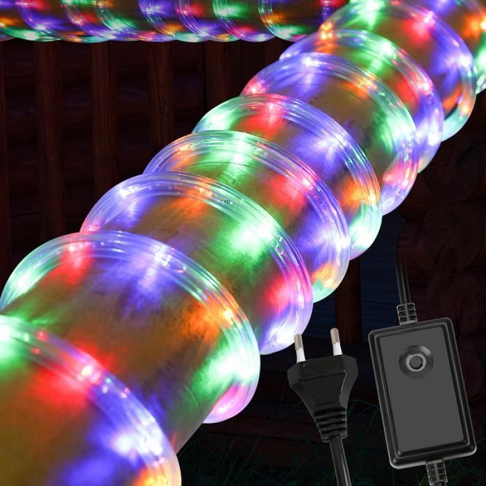 KXY Tube Lumineux Multicolore De 7,7 M Avec 108 LED Pour Intérieur Ou