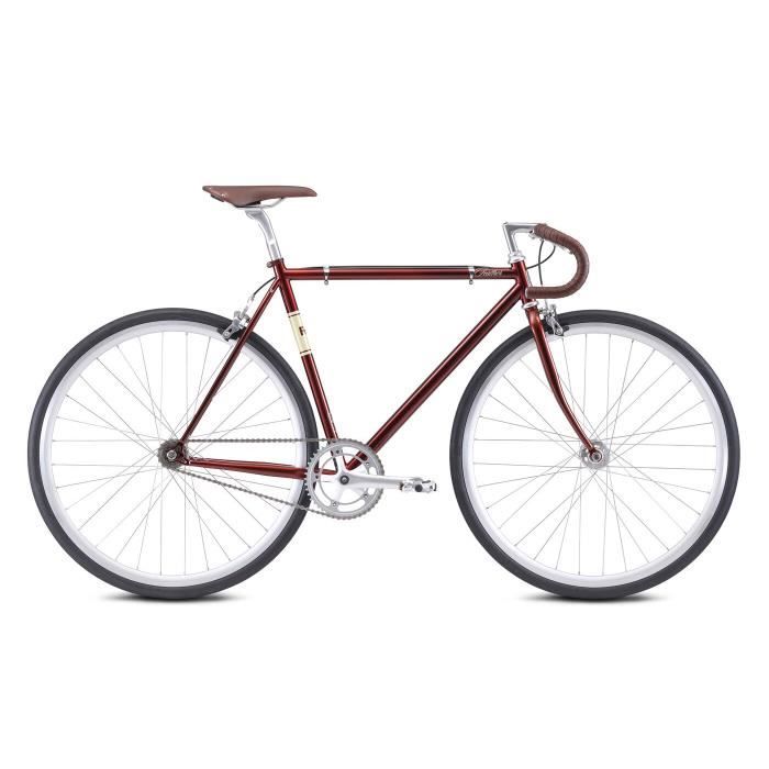 Vélo de course - FUJI - FEATHER - Rouge - Chromolyte - 1 vitesse
