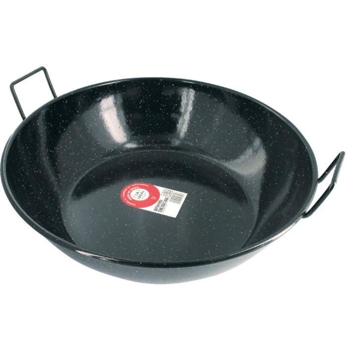 Plat à paëlla - Garcima - Diamètre 50 cm - Émaillé - Compatibilité tous feux - Hauteur 13 cm