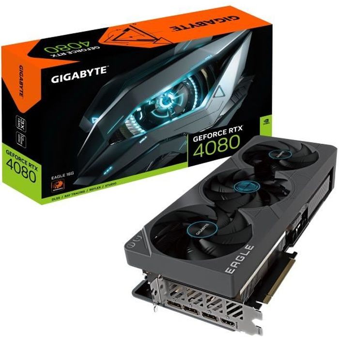 GIGABYTE Carte Graphique GeForce RTX 4080 Eagle OC 16GB