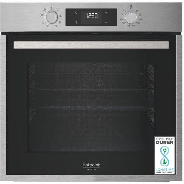 Four encastrable - Catalyse Chaleur tournante - HOTPOINT HAO455CX - Inox - 71L - 59 5 x 57 x 59 5 cm