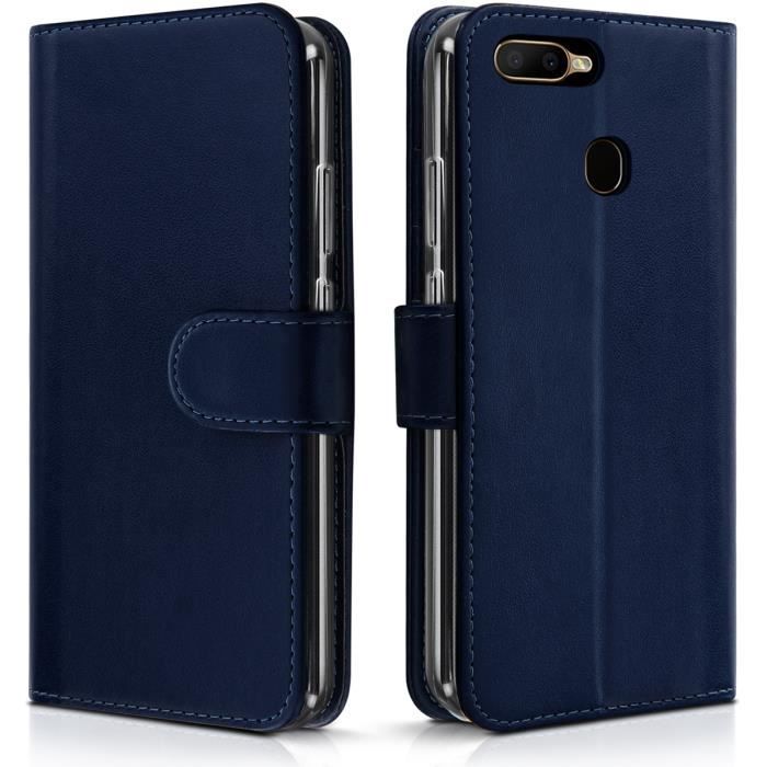 Étui de Protection Portefeuille Oppo A5s Simili cuir Semi rigide