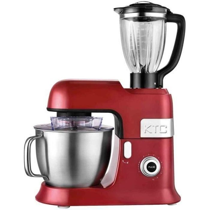 Robot Pétrin avec Blender KITCHENCOOK EXPERT XL - Rouge - 65L - Kitchen cook