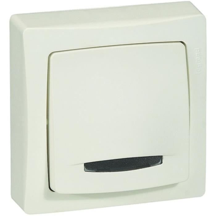 Legrand Neptune Poussoir avec Voyant pour Carillon