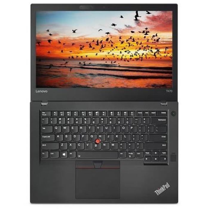 Lenovo ThinkPad T470 Intel® Core™ i5 de 7e génération 250 GHz 356 cm (14) 1920 x 1080 pixels 8 Go 256 Go