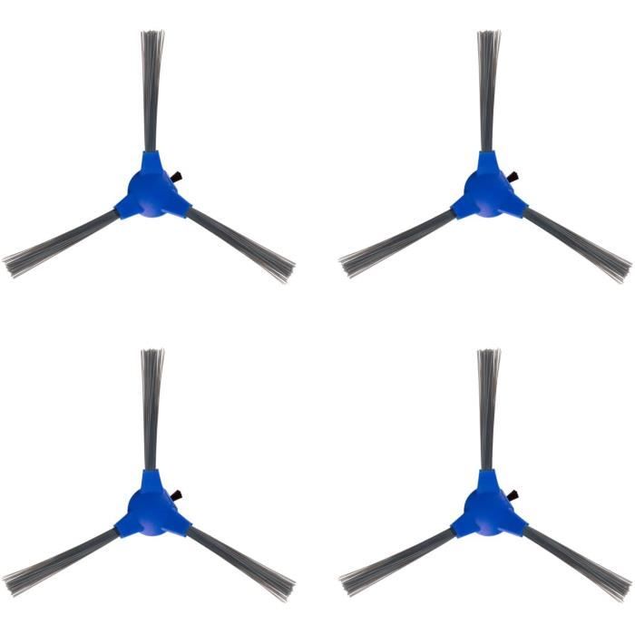 Lot De 10 Brosses Latérales De Rechange Pour Robot Aspirateur Eufy E20 (3-en-1) - Transparentes - Neuf