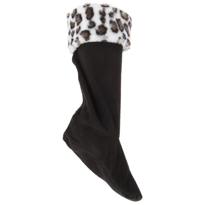 chaussettes fourrure pour bottes